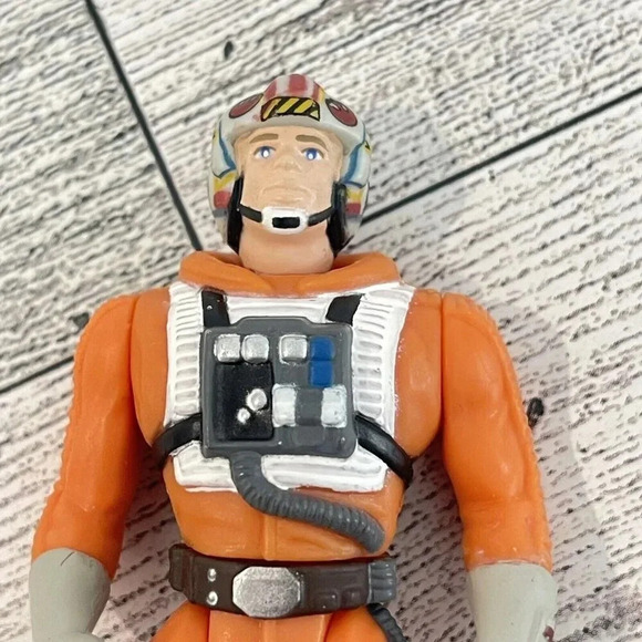 Star Wars Luke Skywalker Xwing Pilot 3.75” Action Figure The Power of Force POTF - Picture 3 of 8